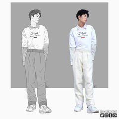 Xiao Zhan (Sketch vs Hyperrealistic Painting)